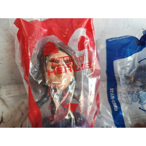 McDonald's Marvel Happy Meal Toys Set Of 8 3 Sealed Cake Toppers - Picture 2 of 11